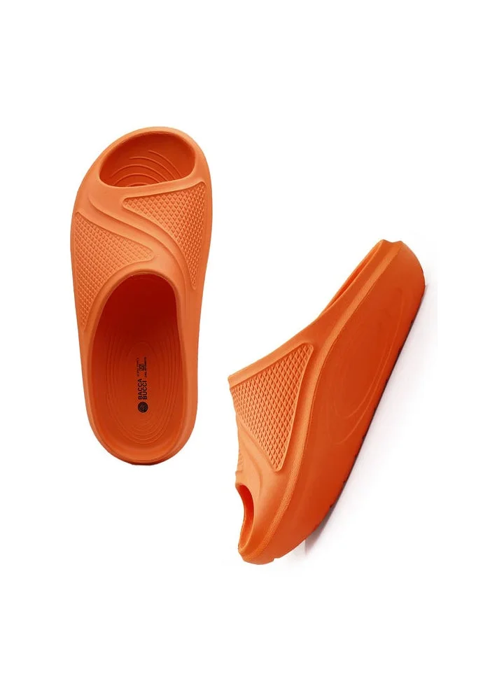 Bacca Bucci Orange Floats—Ultra Lightweight EVA Slides for Men | Best Price UAE